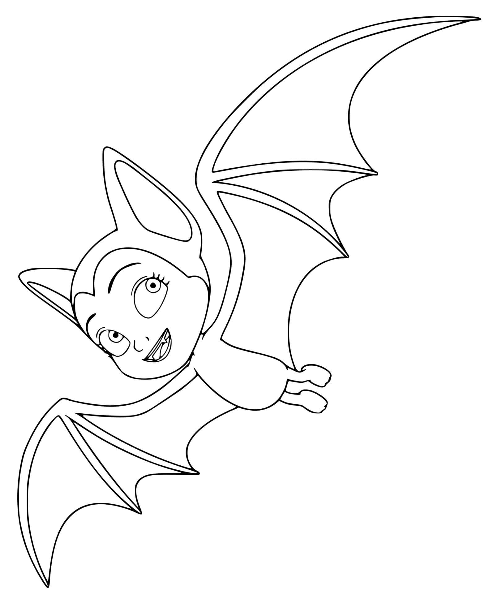 Coloriage Vampirina La Chauve Souris - Vampirina à imprimer
