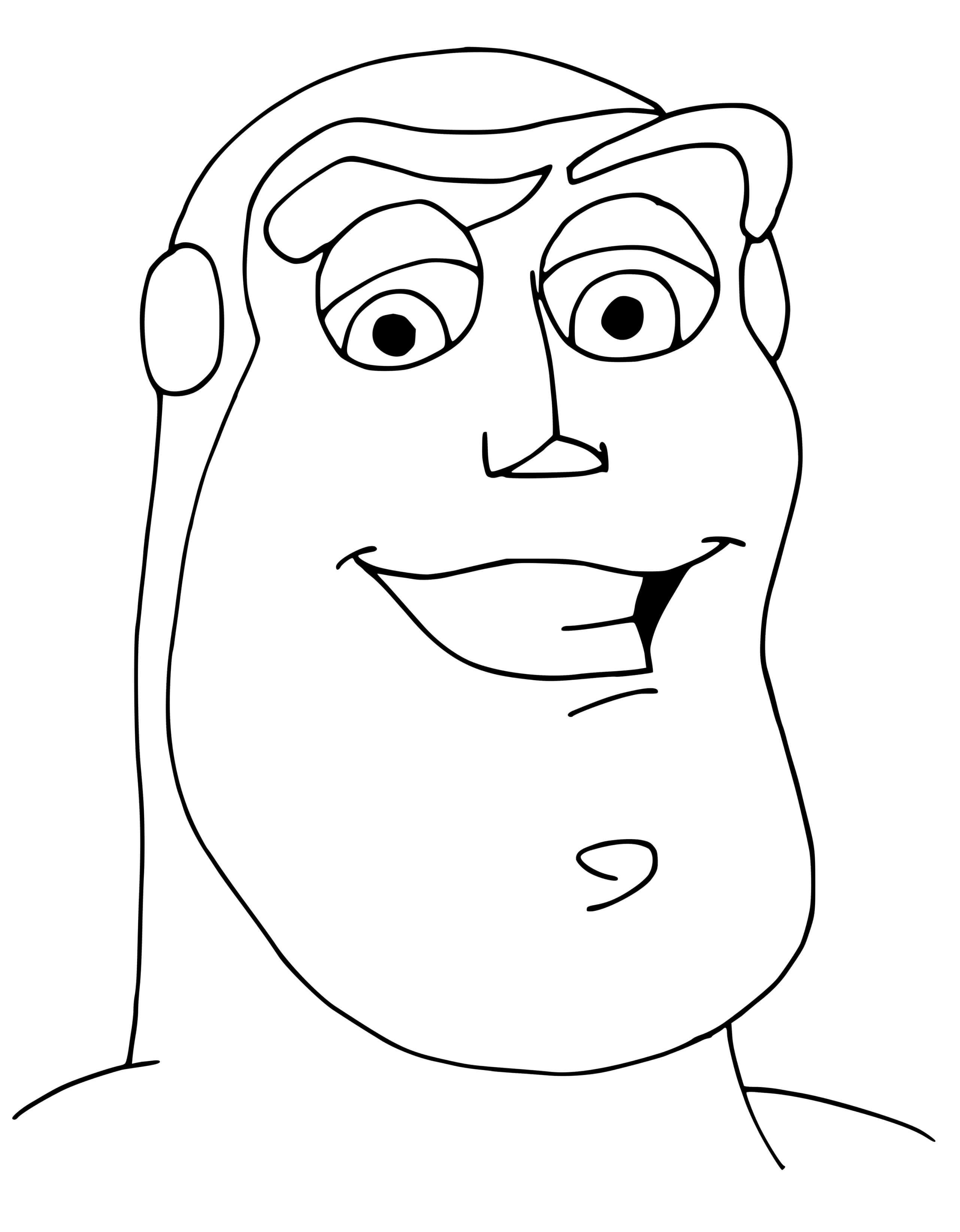 Coloriage Buzz l'éclair et woody - Buzz l'Éclair à imprimer