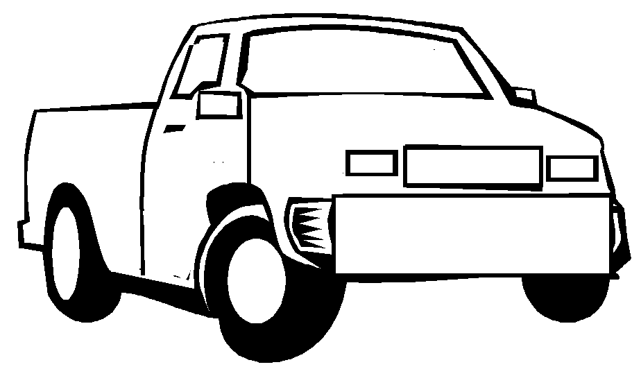 Coloriage Voiture - Camion à imprimer