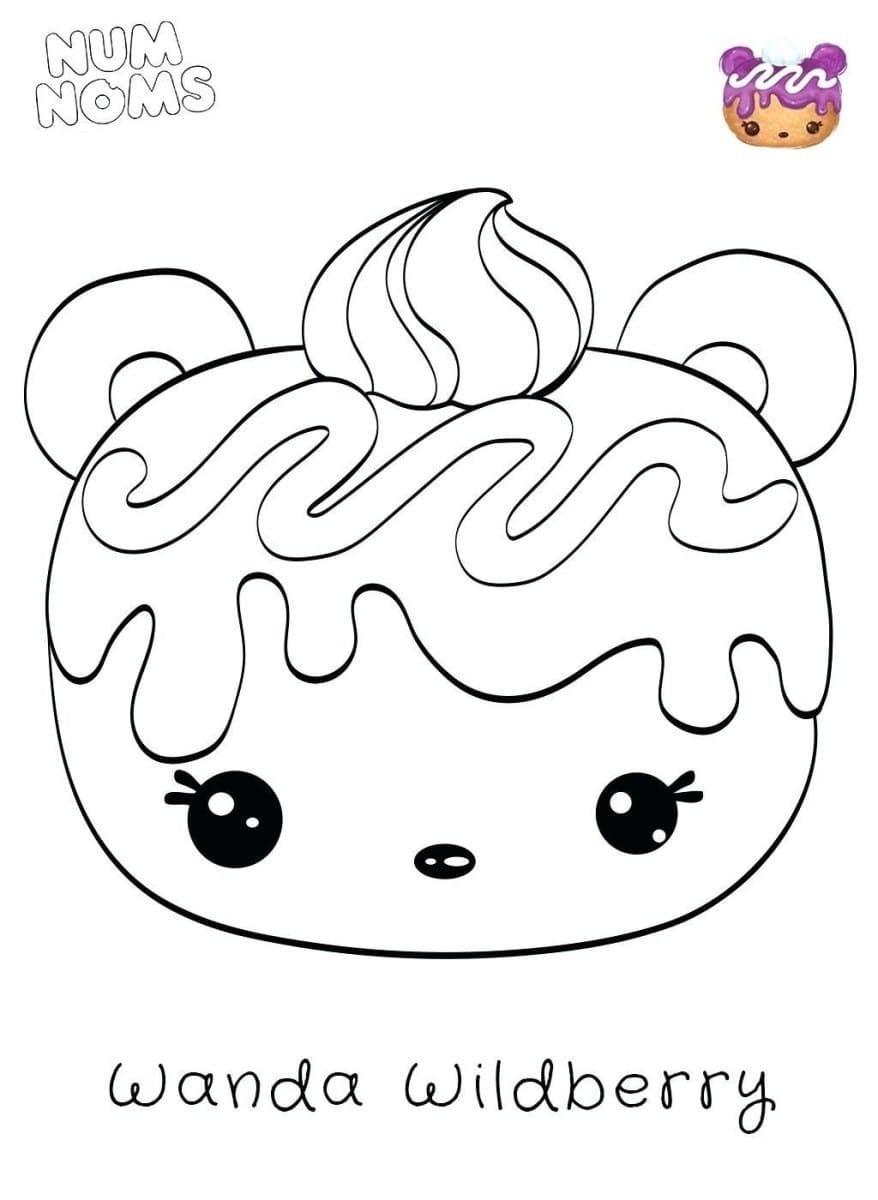 Coloriage Wanda Wildberry - Num noms à imprimer