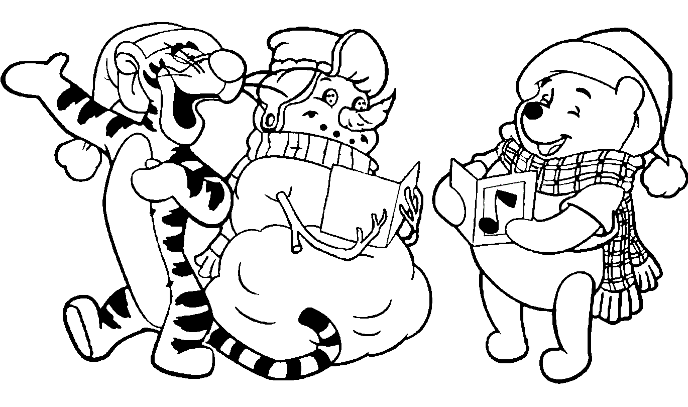 Coloriage Noël Disney