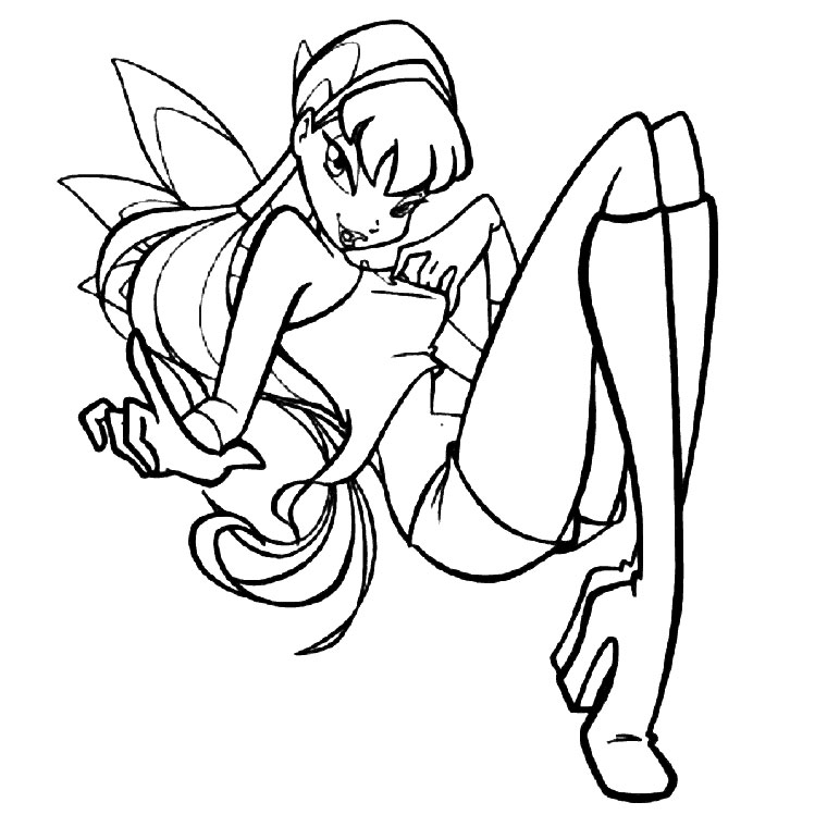 Coloriage Winx Sirène - Winx à imprimer