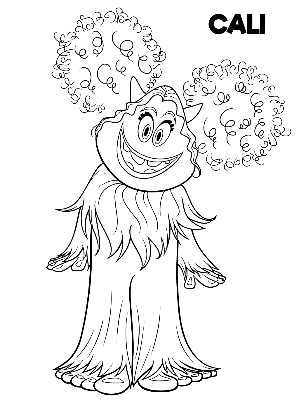 Coloriage Yeti et compagnie