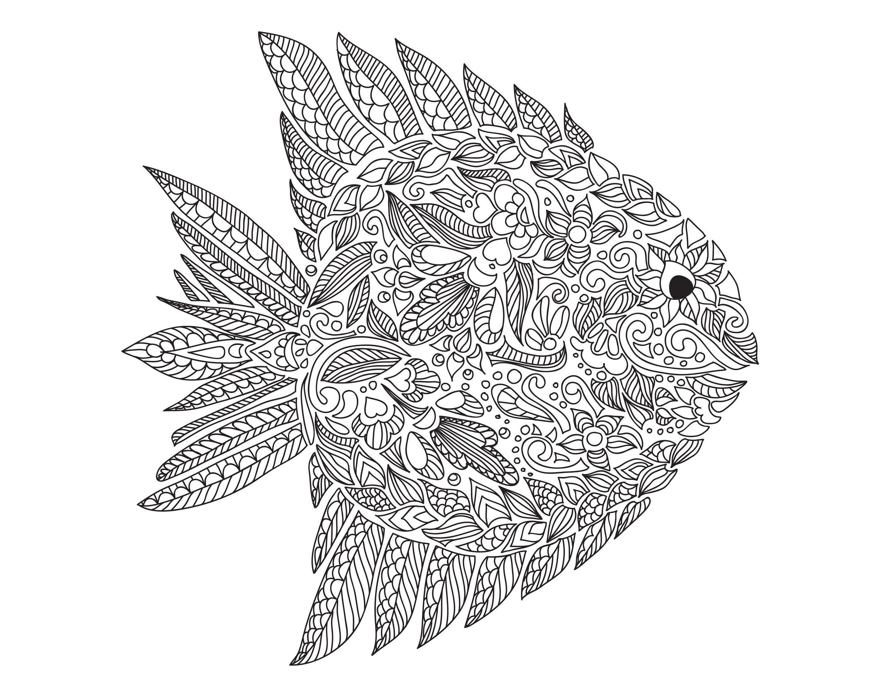 Coloriage Adulte animaux