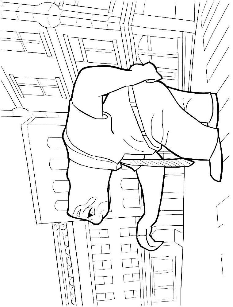 Coloriage Zootopia Flash - Zootopie à imprimer