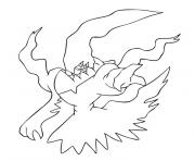 Coloriage pokemon darkrai