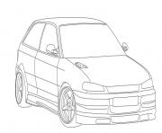 Coloriage voiture opel