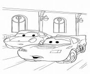 Coloriage voitures cars