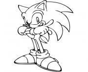 Coloriage sonic