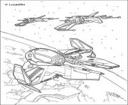 Coloriage star wars escadron de la republique