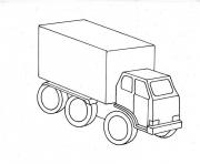 Coloriage voitures camions