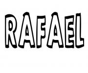 Coloriage Rafael