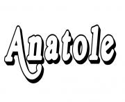 Coloriage Anatole