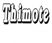 Coloriage Thimote
