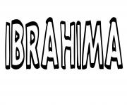 Coloriage Ibrahima