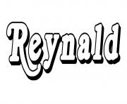 Coloriage Reynald