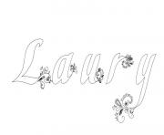 Coloriage Laury