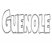 Coloriage Guenole