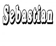 Coloriage Sebastian