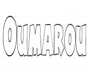 Coloriage Oumarou