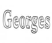 Coloriage Georges