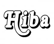 Coloriage Hiba