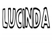 Coloriage Lucinda
