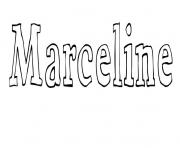 Coloriage Marceline