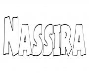Coloriage Nassira