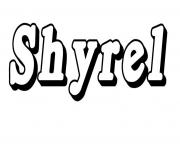 Coloriage Shyrel