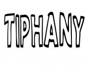 Coloriage Tiphany