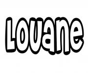 Coloriage Louane