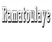 coloriage Ramatoulaye