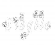 Coloriage Sibylle