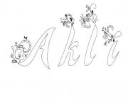 Coloriage Akli