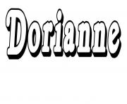 Coloriage Dorianne