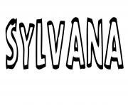 Coloriage Sylvana