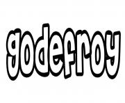 Coloriage Godefroy