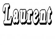 Coloriage Laurent