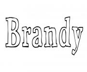 Coloriage Brandy