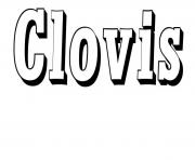 Coloriage Clovis
