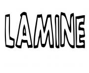 Coloriage Lamine