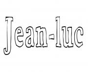 Coloriage Jean luc