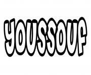 Coloriage Youssouf