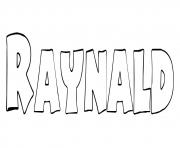 Coloriage Raynald