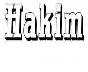 Coloriage Hakim