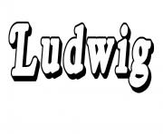 Coloriage Ludwig