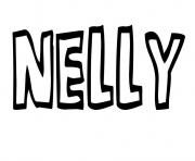 Coloriage Nelly