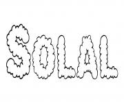 Coloriage Solal