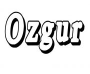 Coloriage Ozgur